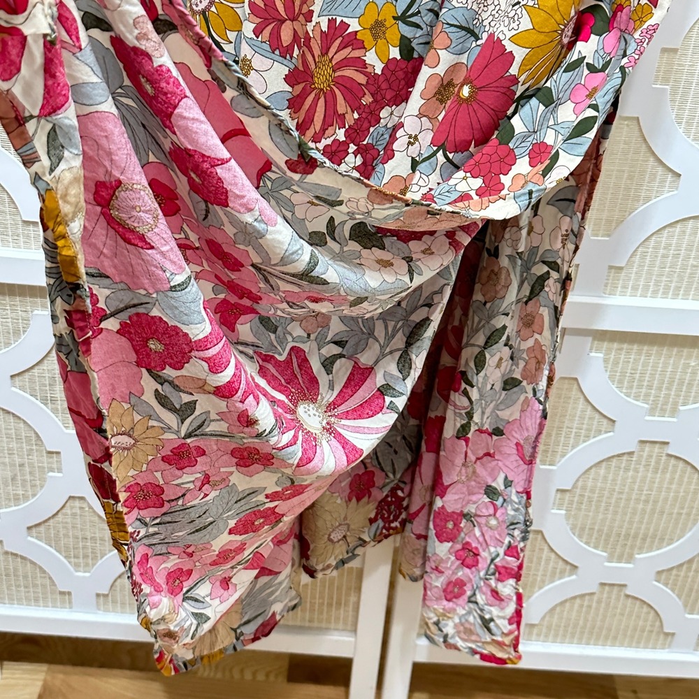 Natural Life Patti Side Slit Maxi Dress Womens XL Floral Sleeveless Boho Summer - Picture 8 of 11